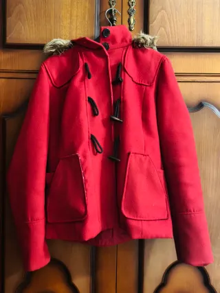 Chaqueta Stradivarius Roja Talla L