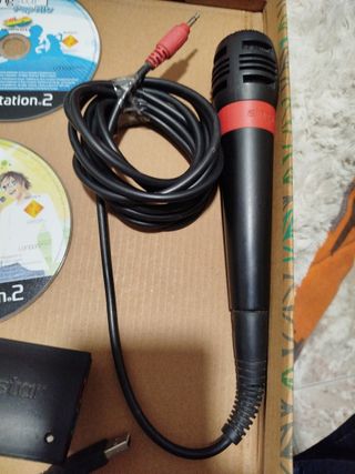 SingStar Pop Hits PS2 + Micrófono y Adaptador