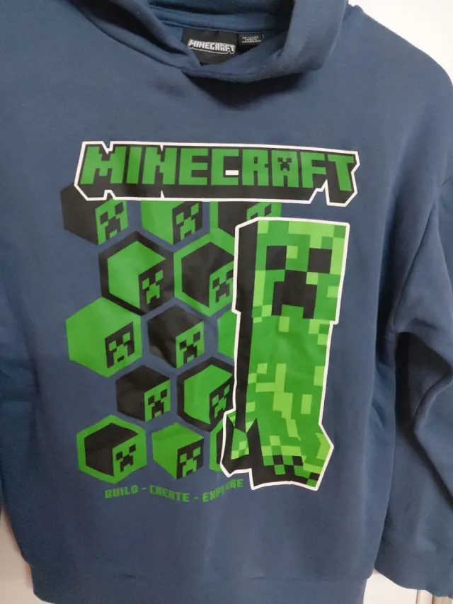 Sudadera Minecraft niño Talla 10-11