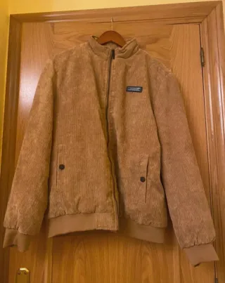 Chaqueta Corduroy Beige Hombre