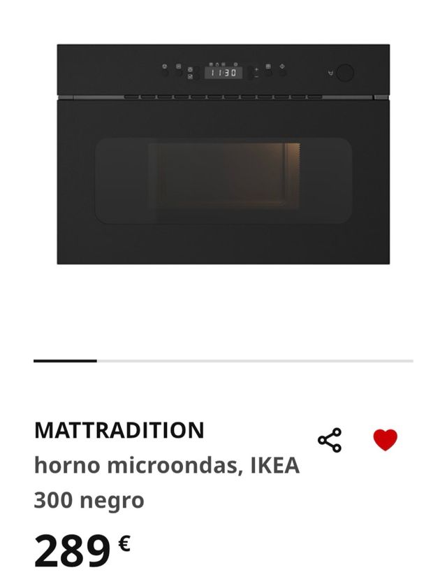 Forno Micro-ondas IKEA MATTRADITION Preto