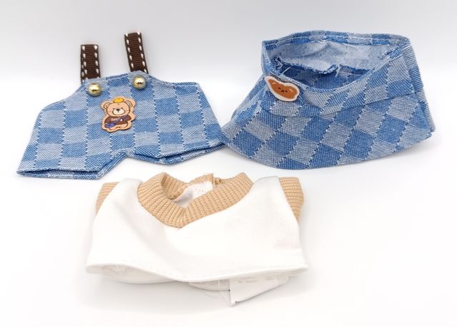 Vestito Labubu Outfit Salopette Orsetto Doll NUOVO