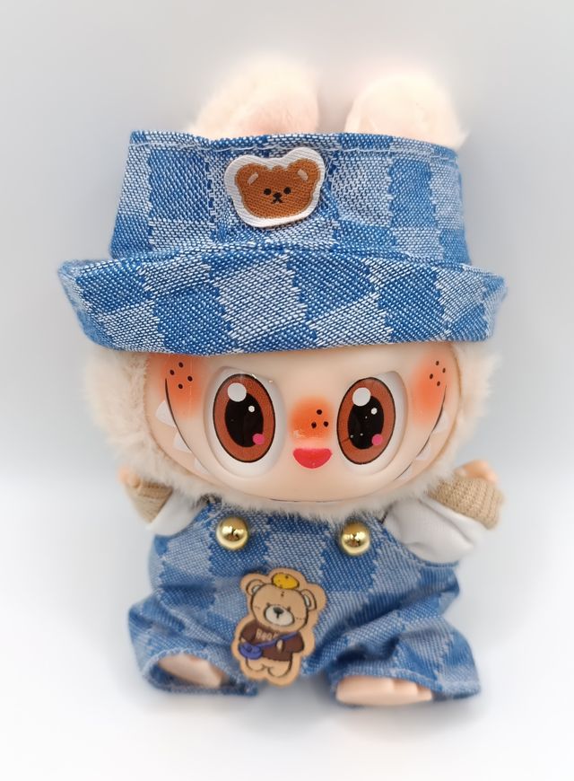 Vestito Labubu Outfit Salopette Orsetto Doll NUOVO