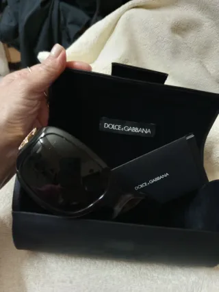 Occhiali da sole Dolce & Gabbana neri e oro