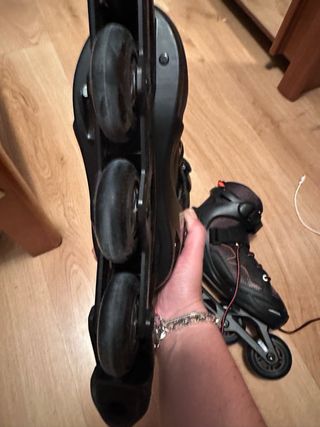 Patines en línea negros