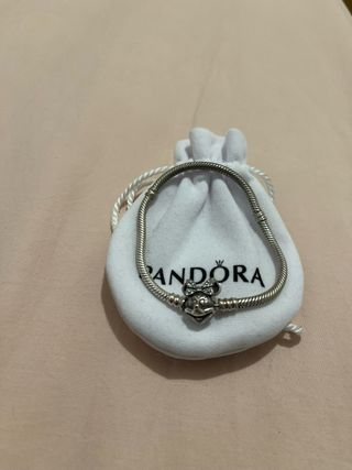 Pulsera Pandora Minnie Mouse Cierre Plata