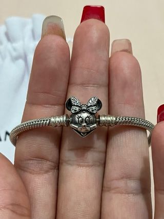 Pulsera Pandora Minnie Mouse Cierre Plata