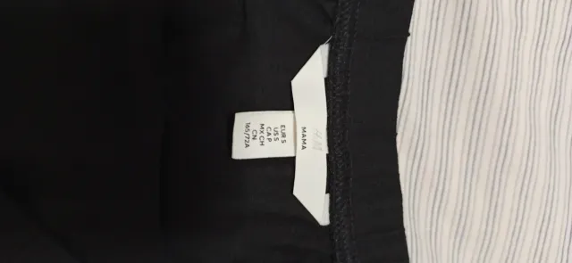 Falda tubo premamá elástica negra