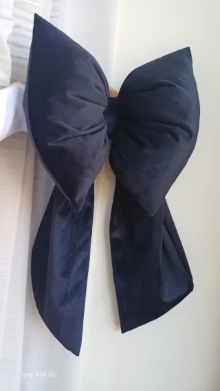 Fiocco in velluto nero