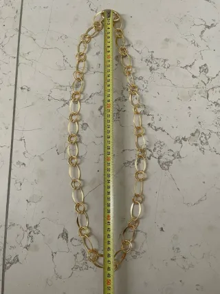 Collana catena dorata regolabile