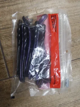 Zoom Super Salt Plus Z Drop Worm Purple Smoke