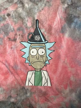 Camiseta Rick y Morty Tie Dye Pull&Bear Talla S