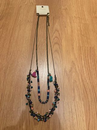 Collar Sfera multicapa con abalorios