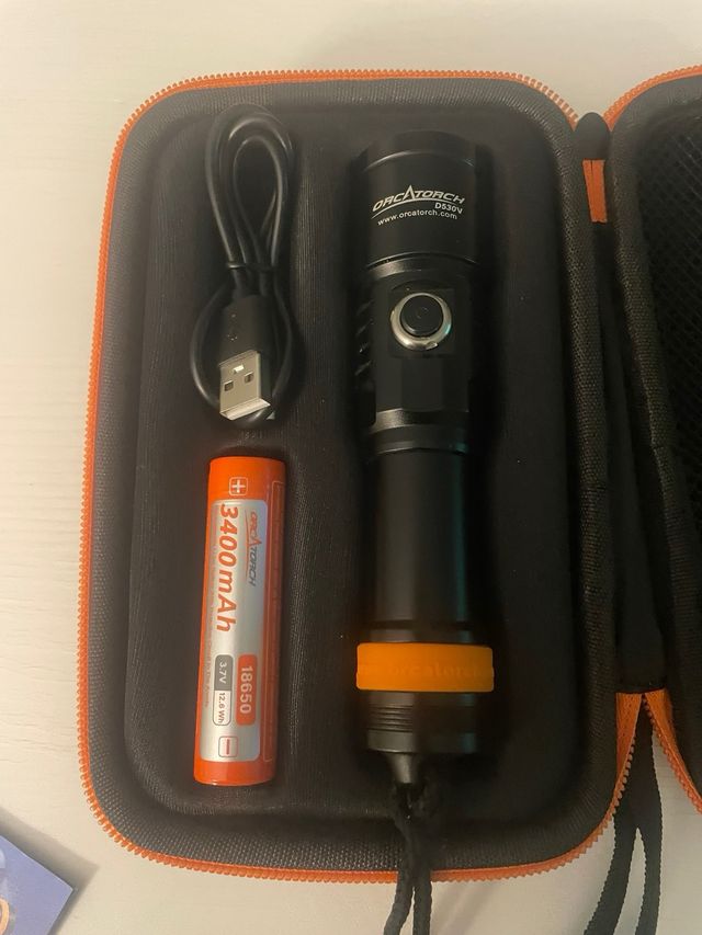 Linterna Orca Torch D 530 V buceo