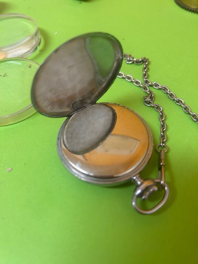 Reloj de bolsillo funcionando marca arsa 50 mm