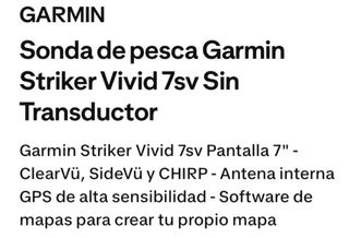 Sonda de pesca Garmin