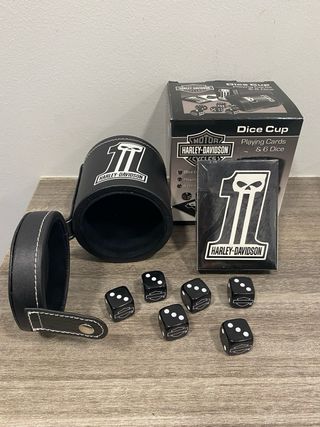 Juego Dados y Cartas Harley Davidson