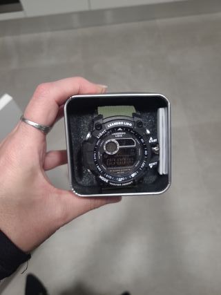 Reloj Leandro Lido Negro y Verde