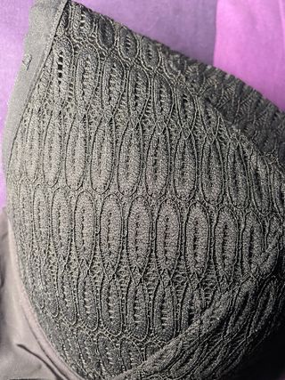 Sujetador Triumph Negro Encaje