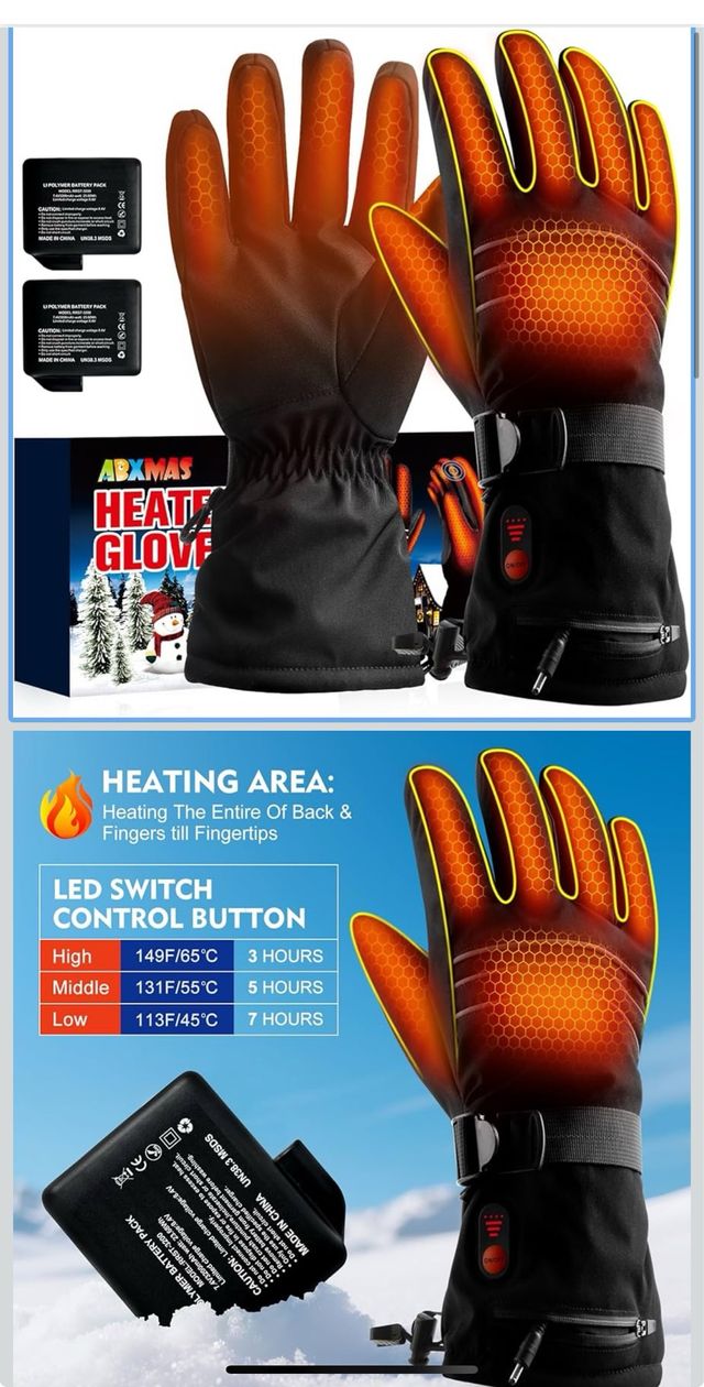 Guantes Calefactables Recargables ABXMAS