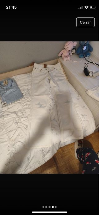 Vaqueros Levi's Blancos Talla 36