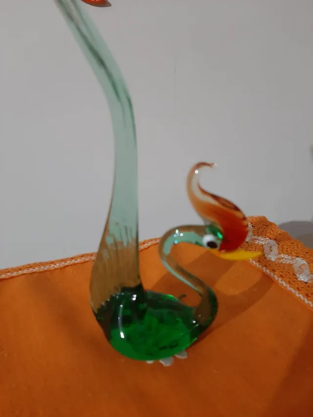 Cigno in vetro di Murano - 16cm