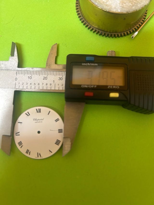 Máquina de reloj funcionando 23mm peseux 7001