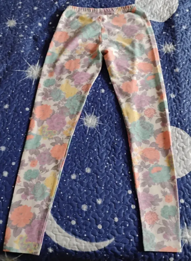 Leggings fantasia floreale