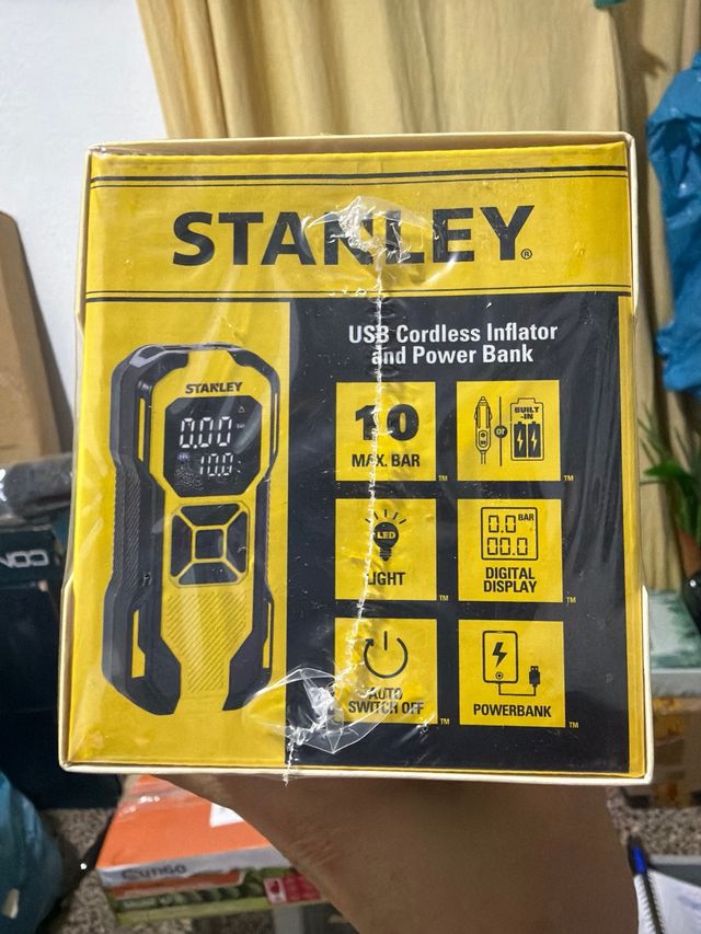 Mini compresor aire STANLEY