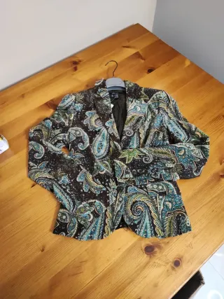 Giacca donna fantasia paisley