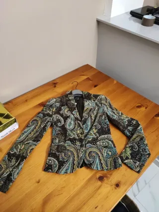 Giacca donna fantasia paisley
