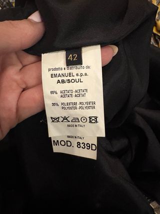 Vestido AB SOUL negro midi cuello cuadrado