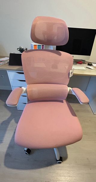 Sedia da ufficio/gaming ergonomica rosa