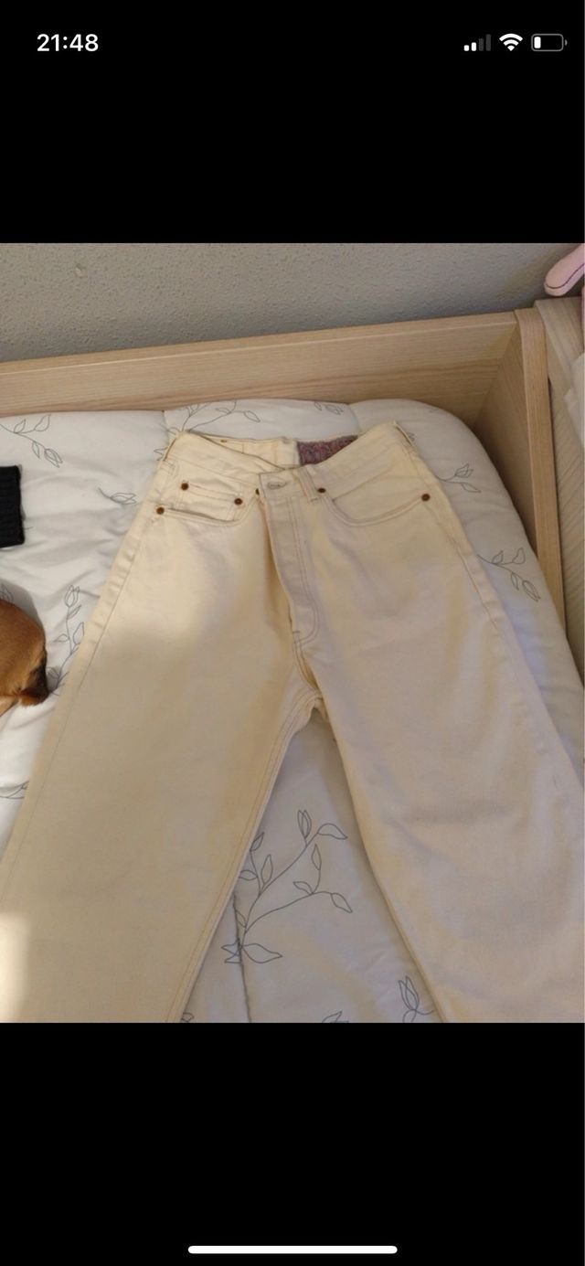 Vaqueros Levi's 901 Beige