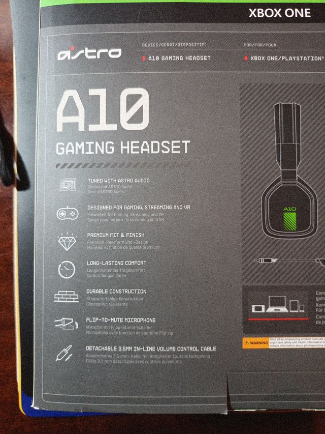 Auriculares Astro A10 Xbox One