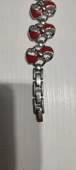 Orologio Moschino donna rosso e argento