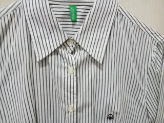 Camicia donna righe Benetton