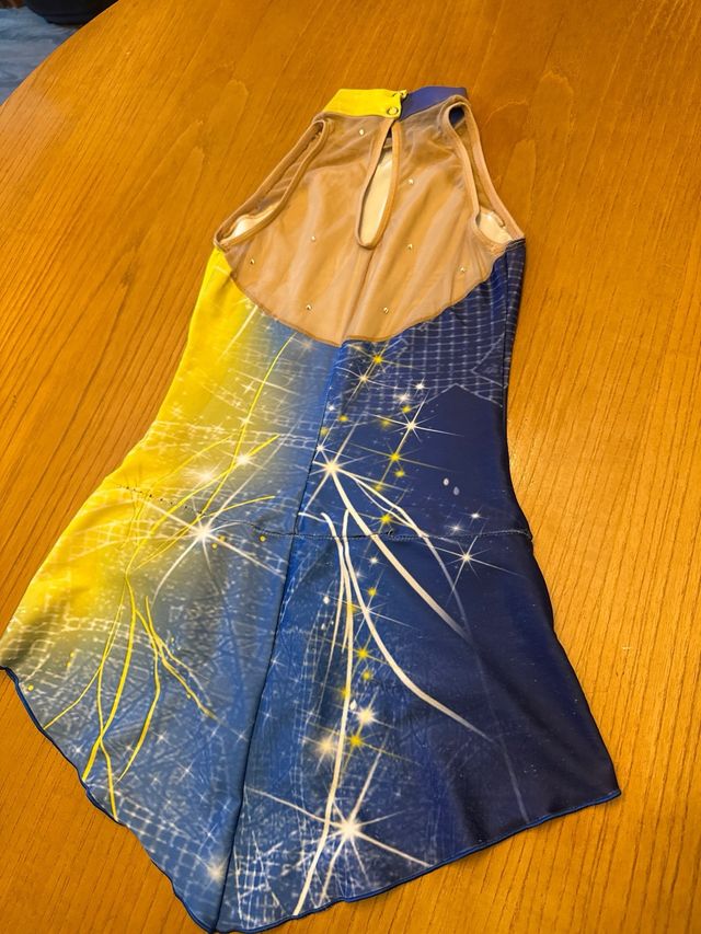 Mallot patinaje artístico con medias