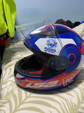 Casco Moto LS2 Rapid Azul