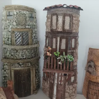 Tejas decoradas artesanales