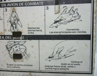 TRANSFORMERS avión Tomcat F-14 + reloj, bootleg