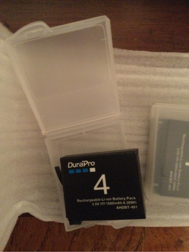 Pacchetto 2 batterie DuraPro GoPro Hero 4 AHDBT-401