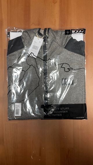 Sudadera +8000 Gris con Capucha Talla M