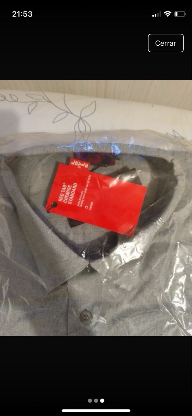 Camisa Levi's Talla L Gris