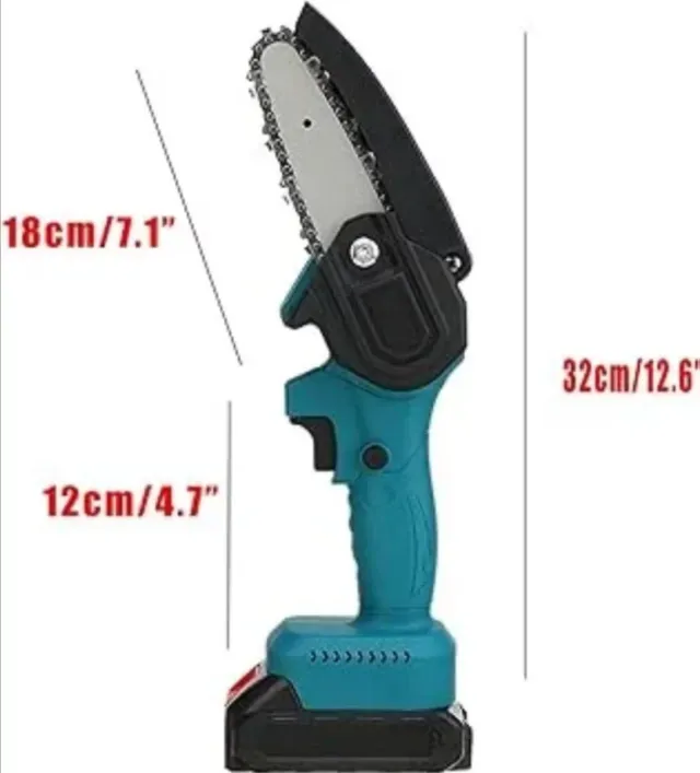 Mini Motosega a 2 Batteria +valigia elettrosega