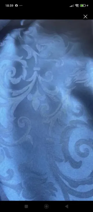 Falda de fallera azul marino