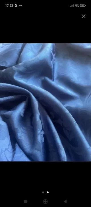 Falda de fallera azul marino