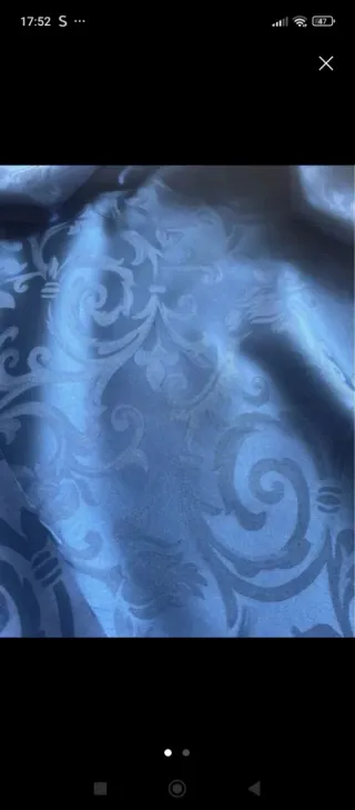 Falda de fallera azul marino