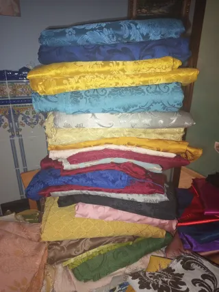 Falda de fallera azul marino