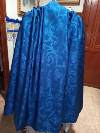 Falda de fallera azul marino